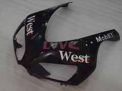 West - White Black Fairings and Bodywork For 2006-2007 CBR1000RR #LF7177