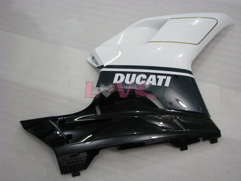 Factory Style - White Black Fairings and Bodywork For 2007-2009 1098 #LF5552