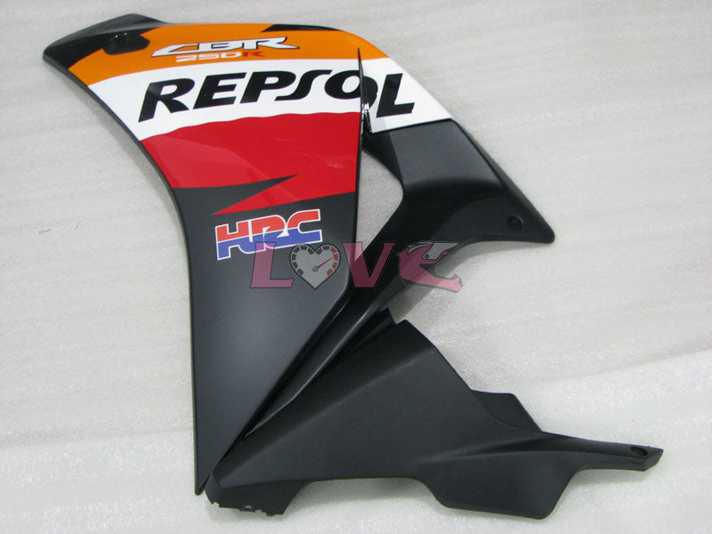PEPSI - Orange White Black Fairings and Bodywork For 2011-2016 CBR250RR #LF3041
