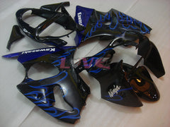 Flame - Blue Black Fairings and Bodywork For 2000-2002 NINJA ZX-6R #LF3326