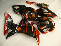 BACARDI - Orange Black Fairings and Bodywork For 2006-2007 CBR1000RR #LF7280