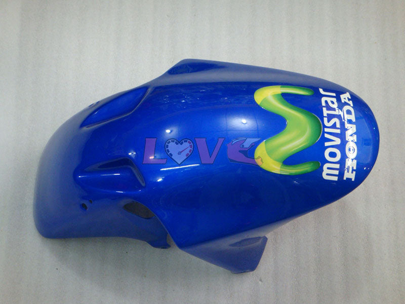 Movistar - Yellow Blue Fairings and Bodywork For 2000-2001 CBR929RR #LF5216