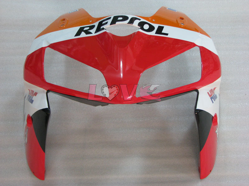 Repsol - Red Orange White Fairings and Bodywork For 2005-2006 CBR600RR #LF4442