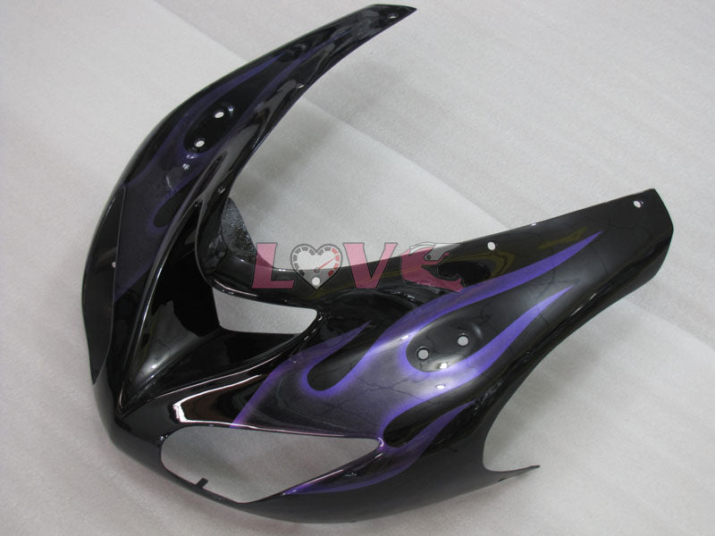 Flame - Purple Black Fairings and Bodywork For 2006-2007 NINJA ZX-10R #LF3263