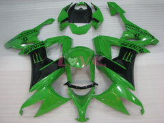 Monster - Green Black Fairings and Bodywork For 2008-2010 NINJA ZX-10R #LF3246