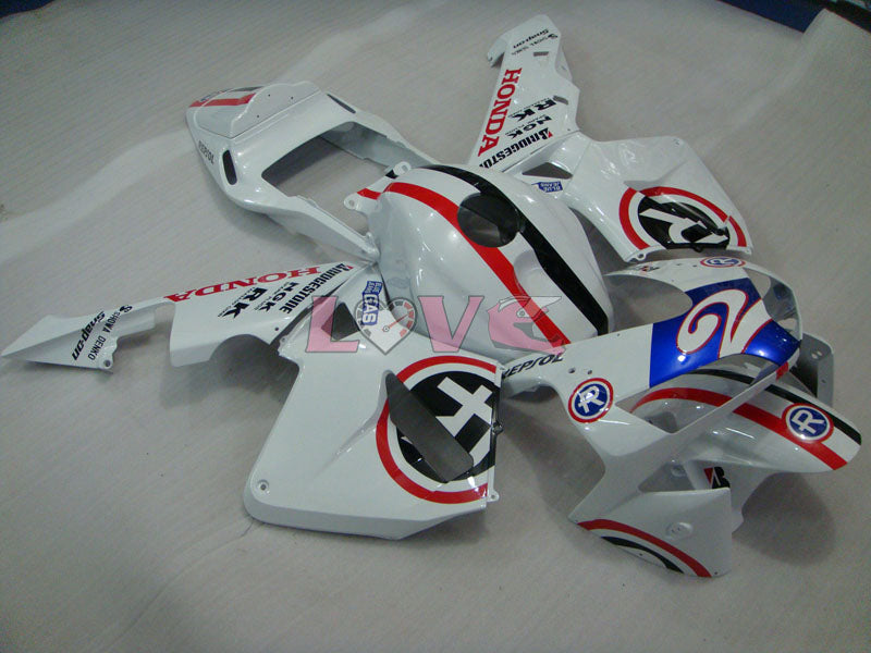 RK - Red Black Fairings and Bodywork For 2003-2004 CBR600RR #LF5308