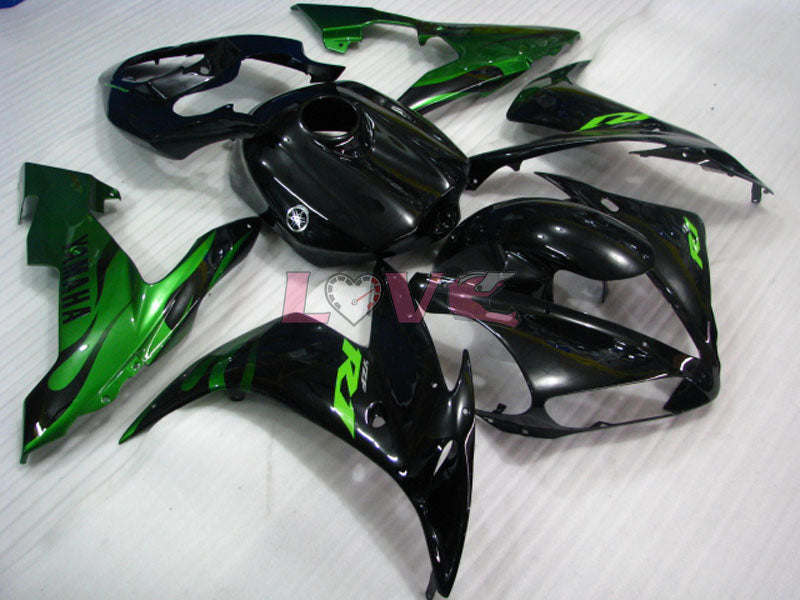 Factory Style - Green Black Fairings and Bodywork For 2004-2006 YZF-R1 #LF3706