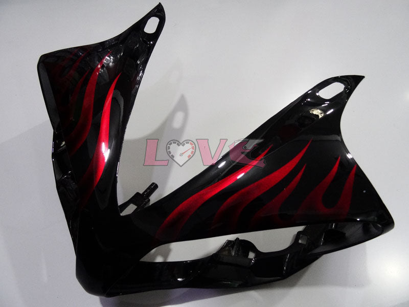 Flame - Red Black Fairings and Bodywork For 2007-2008 YZF-R1 #LF3662