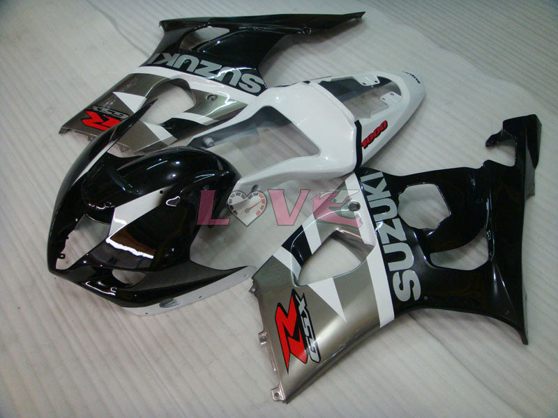 Factory Style - White Black Fairings and Bodywork For 2003-2004 GSX-R1000 #LF5982