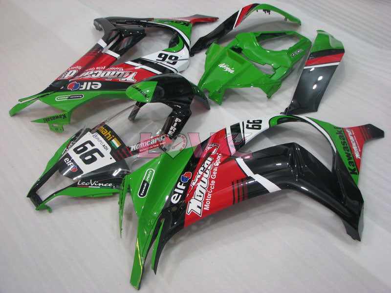 Factory Style - Green Black Fairings and Bodywork For 2011-2015 Ninja ZX-10R #LF3245