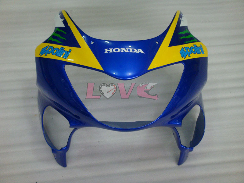 Monster MOTUL - Yellow Blue Fairings and Bodywork For 1999-2000 CBR600F4 #LF4513