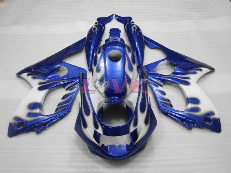 Customize - Blue White Fairings and Bodywork For 1997-2007 YZF600R #LF7944