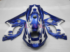 Customize - Blue White Fairings and Bodywork For 1997-2007 YZF600R #LF7944