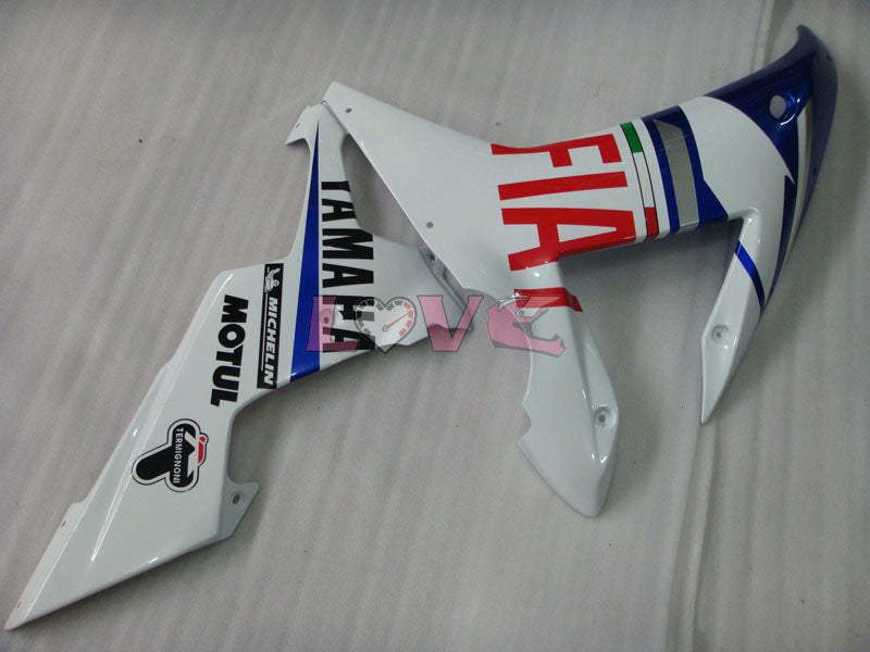 FIAT MICHELIN MOTUL - Blue White Fairings and Bodywork For 2002-2003 YZF-R1 #LF7039