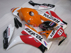 Repsol - Orange White Fairings and Bodywork For 2012-2016 CBR1000RR #LF4315