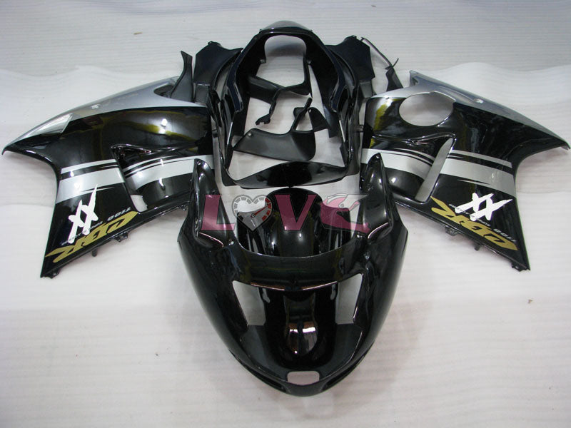 Factory Style - Black Silver Fairings and Bodywork For 1996-2007 CBR1100XX #LF5122