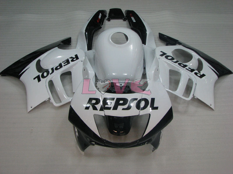 Repsol - White Black Fairings and Bodywork For 1997-1998 CBR600F3 #LF4525