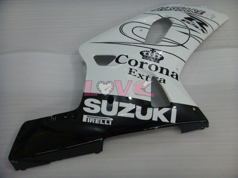 Corona - White Black Fairings and Bodywork For 2000-2003 GSX-R750 #LF4188