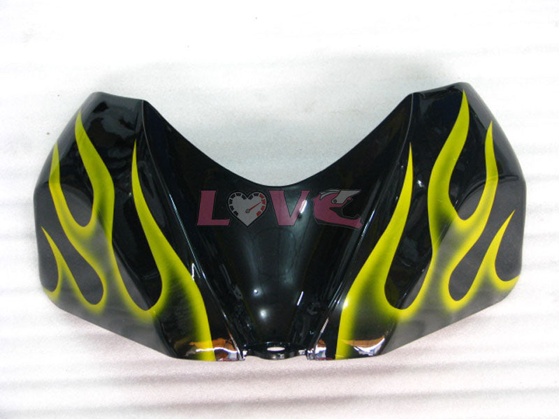 Flame - Yellow Black Fairings and Bodywork For 2006-2007 GSX-R750 #LF6539