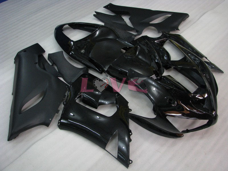 Factory Style - Black Matte Fairings and Bodywork For 2005-2006 NINJA ZX-6R #LF6037