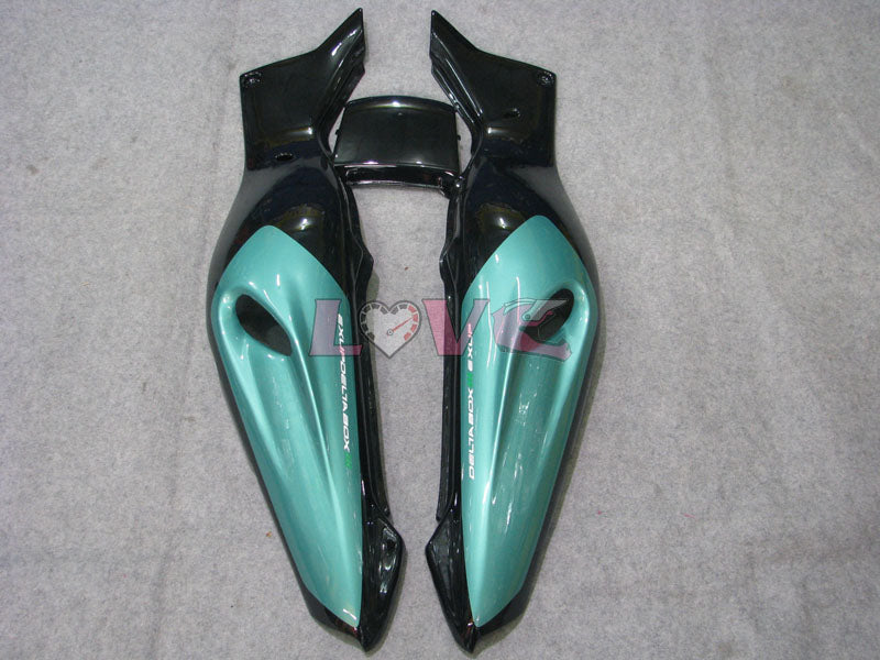 Flame - Cyan Black Fairings and Bodywork For 1997-2007 YZF1000R #LF7908