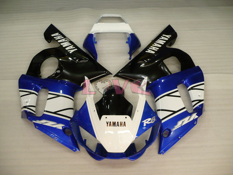 Factory Style - Blue White Black Fairings and Bodywork For 1998-2002 YZF-R6 #LF3376
