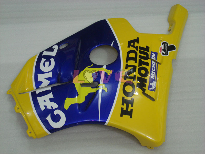 Camel - Yellow Blue Fairings and Bodywork For 1990-1994 CBR250RR #LF5038