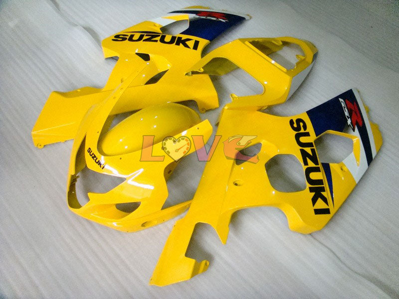 Factory Style - Yellow Blue Fairings and Bodywork For 2004-2005 GSX-R600 #LF6629