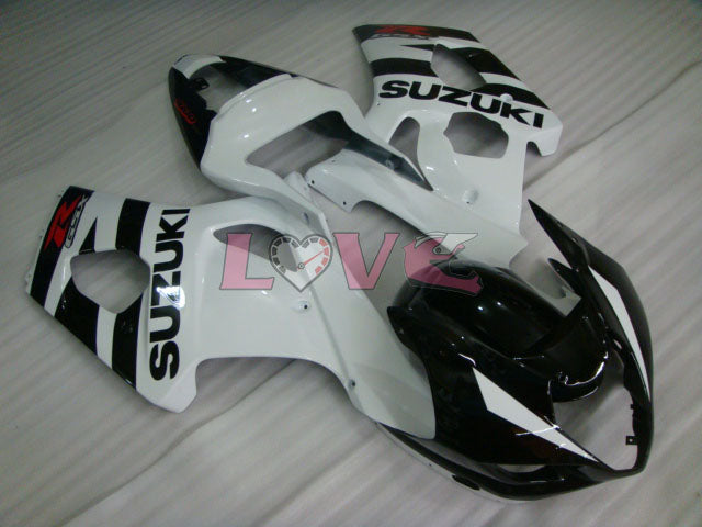 Factory Style - White Black Fairings and Bodywork For 2003-2004 GSX-R1000 #LF5996