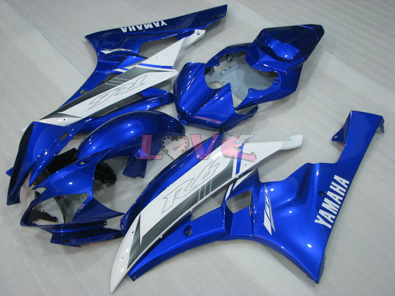 Factory Style - Blue White Fairings and Bodywork For 2006-2007 YZF-R6 #LF3456