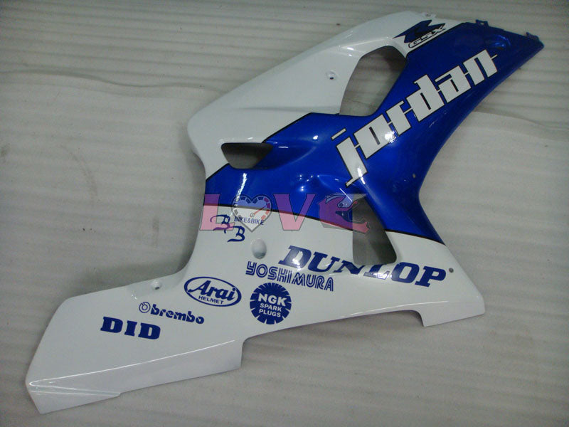 DUNLOP Jordan - Blue White Fairings and Bodywork For 2001-2003 GSX-R600 #LF6780