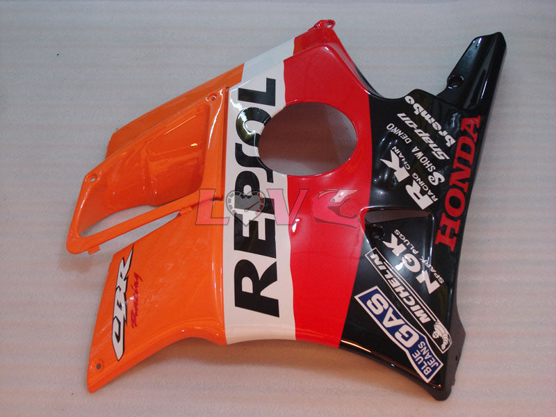 Repsol - Orange Black Fairings and Bodywork For 1991-1994 CBR600F2 #LF4843