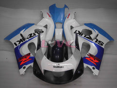 Factory Style - Blue White Fairings and Bodywork For 1996-1999 GSX-R750 #LF4280