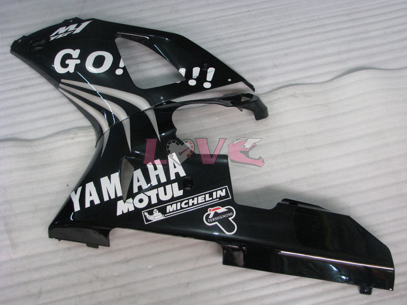 GO!!!!!!! MOTUL - Black Fairings and Bodywork For 2000-2001 YZF-R1 #LF7059