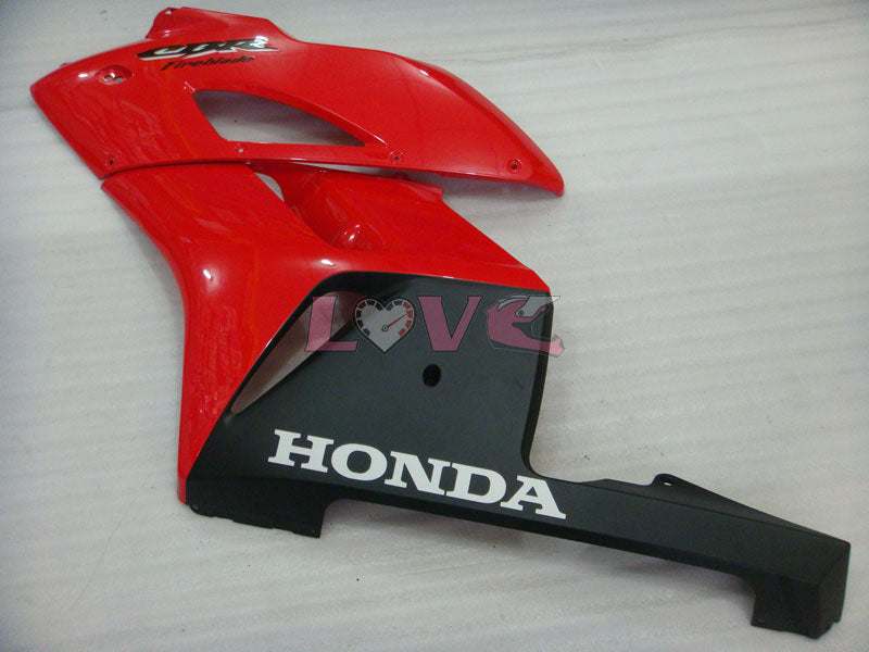 Fireblade - Red Black Matte Fairings and Bodywork For 2004-2005 CBR1000RR #LF7347