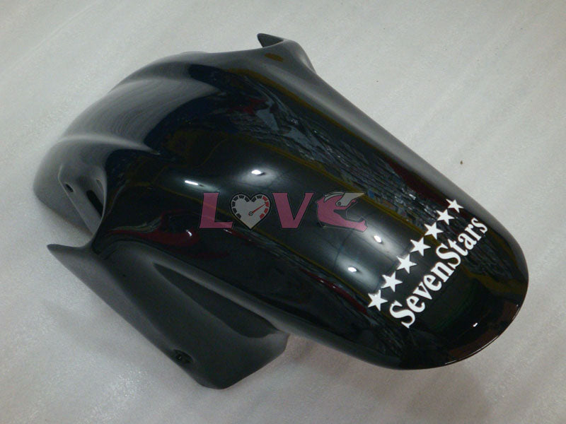 SevenStars - Black Silver Fairings and Bodywork For 2001-2003 CBR600F4i #LF7628