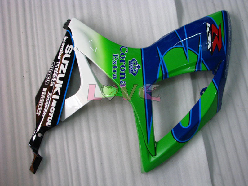 Corona - Green Blue Fairings and Bodywork For 2006-2007 GSX-R750 #LF6562