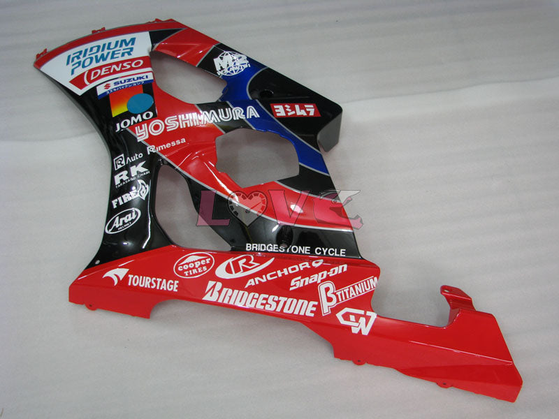 Factory Style - Blue White Fairings and Bodywork For 2003-2004 GSX-R1000 #LF3860