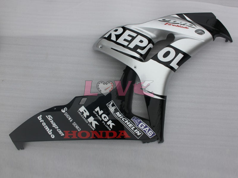 Repsol - Black Silver Fairings and Bodywork For 2006-2007 CBR1000RR #LF4380