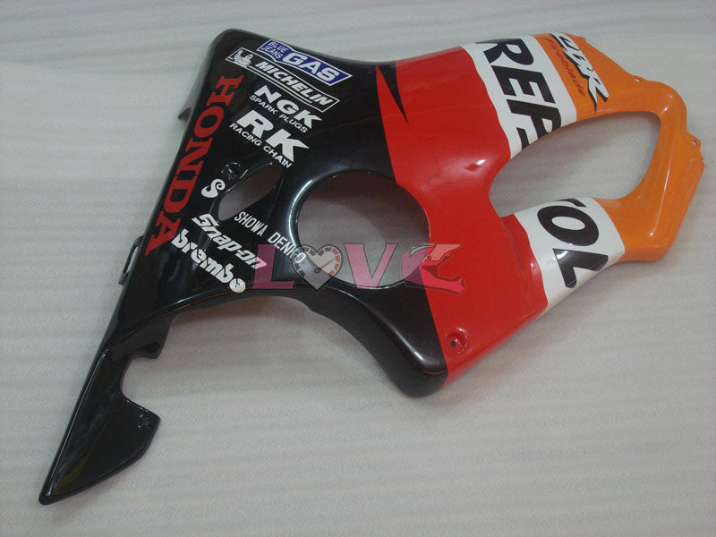 Repsol - Orange Black Fairings and Bodywork For 2001-2003 CBR600F4i #LF4486