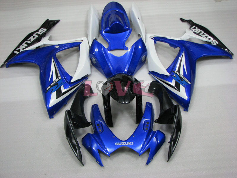 Factory Style - Blue White Black Fairings and Bodywork For 2006-2007 GSX-R600 #LF4052
