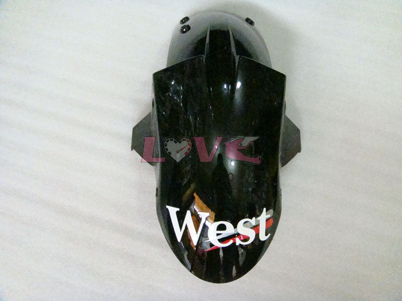 West - White Black Fairings and Bodywork For 2005-2006 NINJA ZX-6R #LF3303