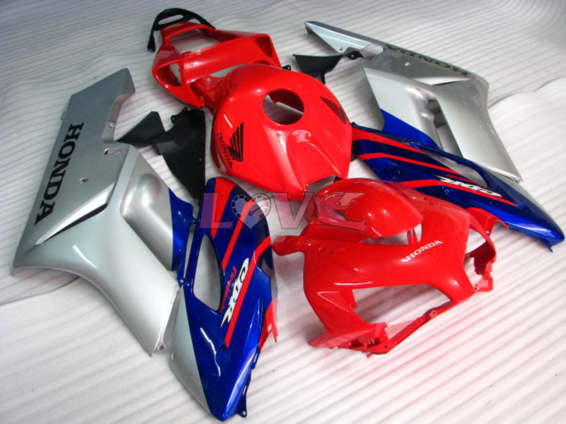 Fireblade - Red Silver Fairings and Bodywork For 2004-2005 CBR1000RR #LF7343