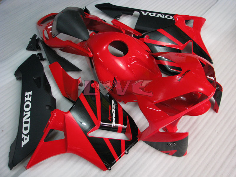 Factory Style - Red Black Fairings and Bodywork For 2003-2004 CBR600RR #LF5314