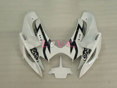 Corona - White Black Fairings and Bodywork For 2006-2007 GSX-R600 #LF6396