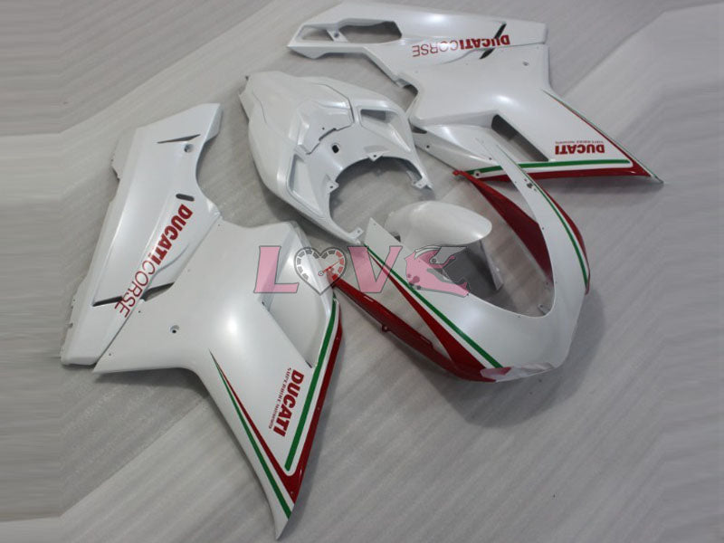 Factory Style - White Fairings and Bodywork For 2007-2009 1098 #LF3129