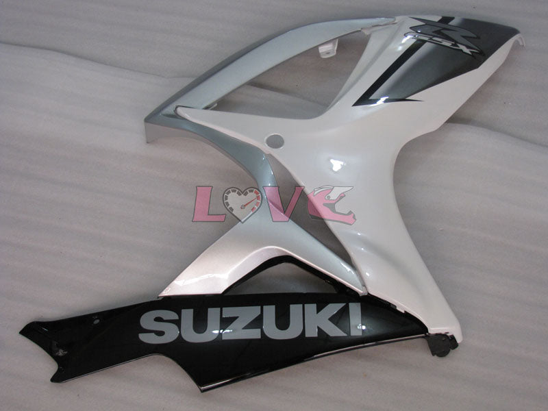 Factory Style - White Silver Fairings and Bodywork For 2006-2007 GSX-R600 #LF4037