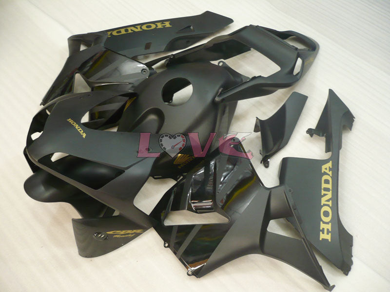Factory Style - Black Matte Fairings and Bodywork For 2003-2004 CBR600RR #LF7589
