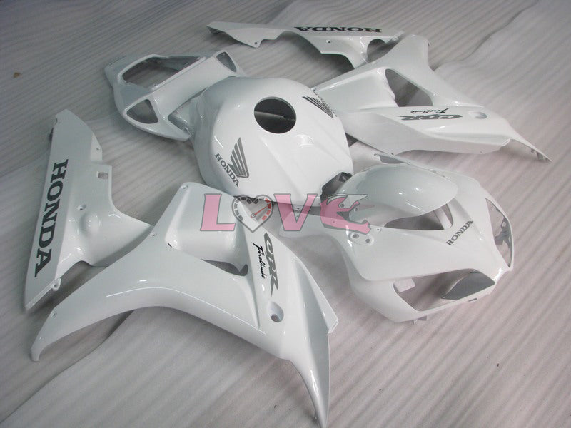 Fireblade - White Black Fairings and Bodywork For 2006-2007 CBR1000RR #LF7269