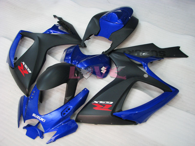 Factory Style - Blue Black Fairings and Bodywork For 2006-2007 GSX-R600 #LF4047